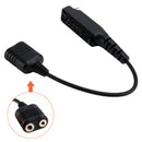 Cabo conversor de conector de fone de ouvido de 2 pinos K-Interface para Sepura STP8000 STP8030 STP8035