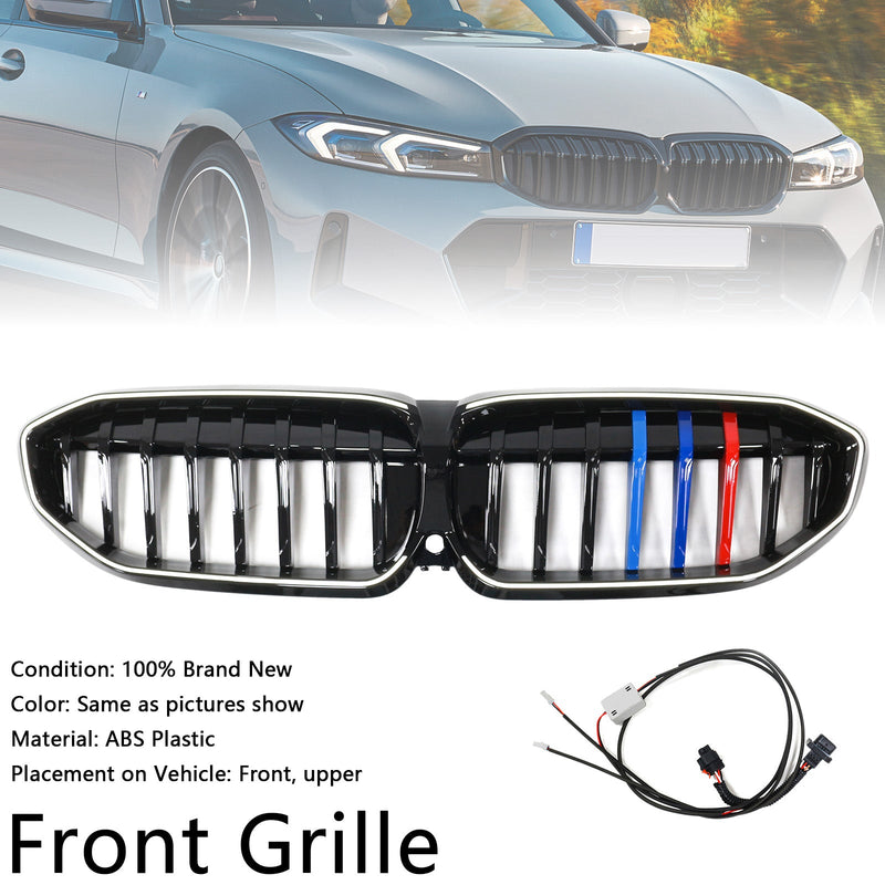 2019–2022 BMW 3 Series G20 M Kidney Grill, Black, 51138072085