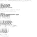 Tire Pressure Sensor A0009058413 A0009055419 For Mercedes Benz E Class W214 S214