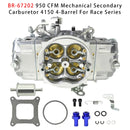BR-67202 950 CFM Mechanical Secondary Carburetor 4150 4-Speed ​​for Racing Series