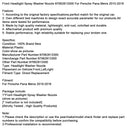 2010–2016 Porsche Pana Meira Frontscheinwerfer-Sprühwaschdüse 97062813300