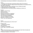 2013-2017 Mercedes-Benz GLA 156 Scheinwerfer-Vorschaltgerät-Steuergerät A2189009303