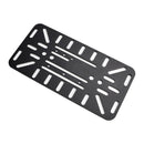 Universeller symmetrischer Seiten-Satteltaschen-Montagehalterungssatz Schwarz für Motorräder