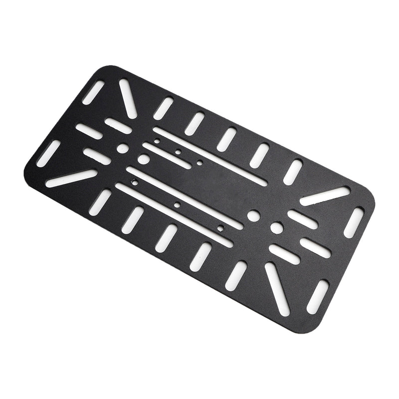 Universeller symmetrischer Seiten-Satteltaschen-Montagehalterungssatz Schwarz für Motorräder