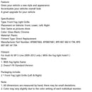 2009–2012 Audi A3 8P S-Line Waben Frontsto?stange Nebelscheinwerfer Kühlergrill Abdeckung