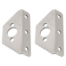 Peterbilt 379 388 389 2 PCS Scheibenwischer Reparatur Edelstahl Halterungen