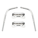 22 mm/7/8" håndtak Universal Motorsykkel Retro Cafe Racer Frontlykt Monteringsbrakett for frontrute