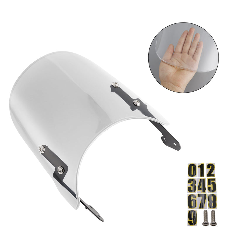 Windschutzscheibe Windschutz fit für YAMAHA XSR 155 2020-2023 XSR 125 2024-2025