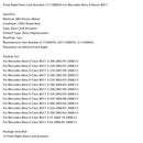 2002/03-2008/12 Mercedes-Benz E-Klasse W211 E 270 Türschlossantrieb vorne rechts 2117200635