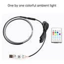 Sentralkontroll Ambient Interiør Fargerikt LED-flytende dekorativt lys 110cm