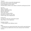 2016–2019 Jaguar XF XF-R -tyylinen etulattiaa, musta kiiltävä