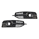 2012–2015 Audi A7 S-Line S7 schwarz Frontstoßstange Nebelscheinwerfer Kühlergrill Abdeckung Blende