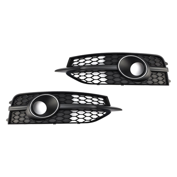 2012–2015 Audi A7 S-Line S7 schwarz Frontstoßstange Nebelscheinwerfer Kühlergrill Abdeckung Blende