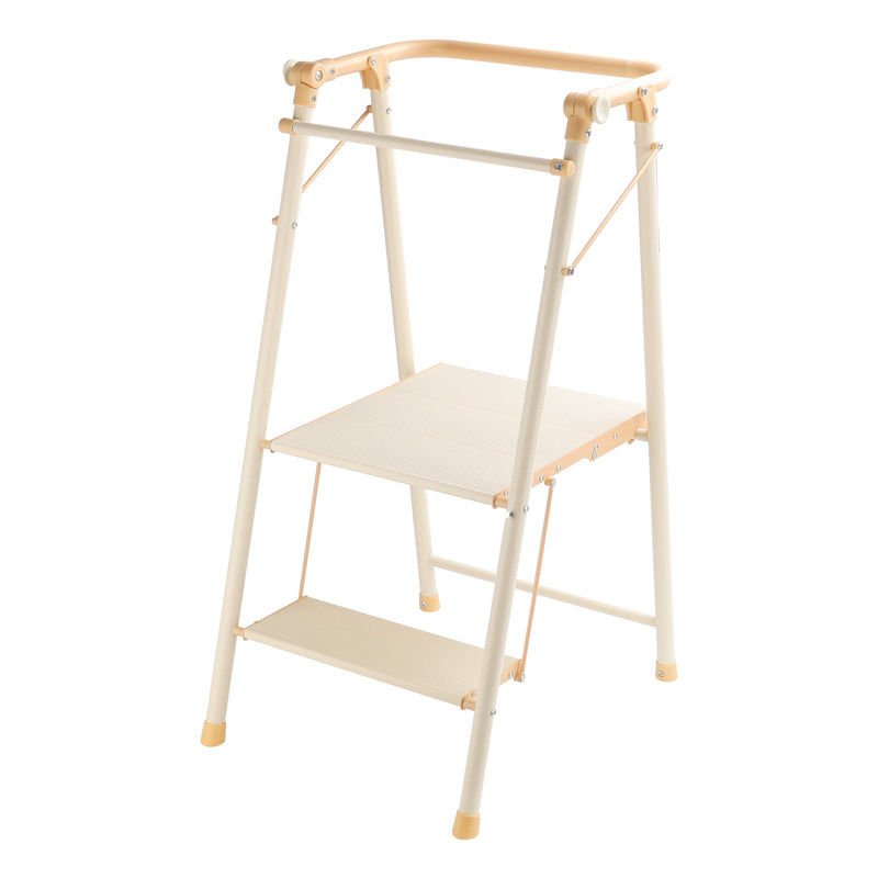 2-stufiger Küchen-Stepper für Erwachsene, klappbarer Tritthocker, Kinder-Klapp