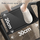 Escalera de tijera Escalera compacta ligera y ancha plegable de aluminio de 4 niveles