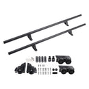 6.6 Foot Round Tube Aluminium Library Slider Ladder Maskinvaresett med brems