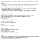 Oberer Gummiisolator für Kühler (2014–2021) für Chrysler Pacifica und Jeep Cherokee, Teilenummer 52014782AA