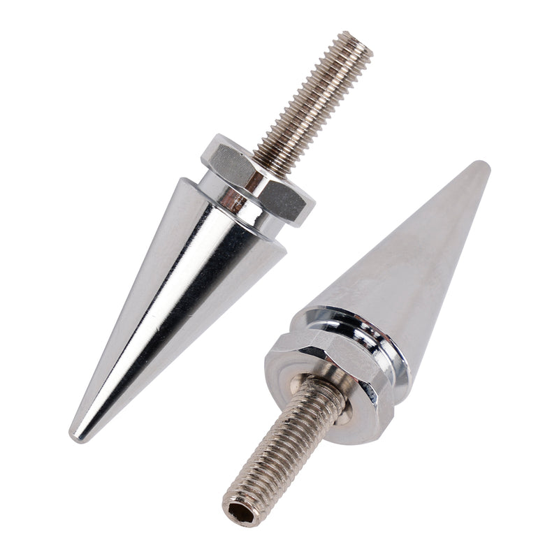 4 Stück Spike-Windschutzscheiben-Verkleidungsschrauben in Silber für Touring Road Glide 2015-2025