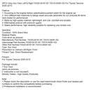 2013-2018 Nissan Altima 2PCS Gray Sun Visor Left & Right 74320-04181-B1 74310-04181-B1