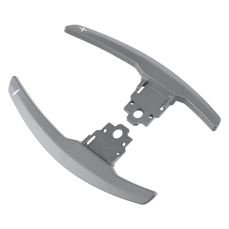 Schaltwippenverlängerung für BMW F-Serie F30 F31 F32 F10 X3 X5 Aluminium Grau