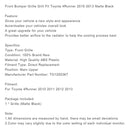 TRD Pro Style Frontstoßstangengrill passend für Toyota 4Runner 2010-2013, Mattschwarz