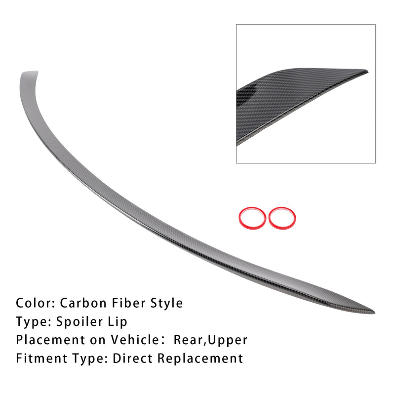 2022-2024 Benz W206 C63S Stil Carbon Fiber Look Heckspoiler Flügel