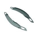Steering wheel shift paddles for Mitsubishi ASX 2013-15, aluminum gray