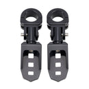 Universelle Fußrasten vorne, passend für Motorräder mit 1,25-Zoll-Lenkern