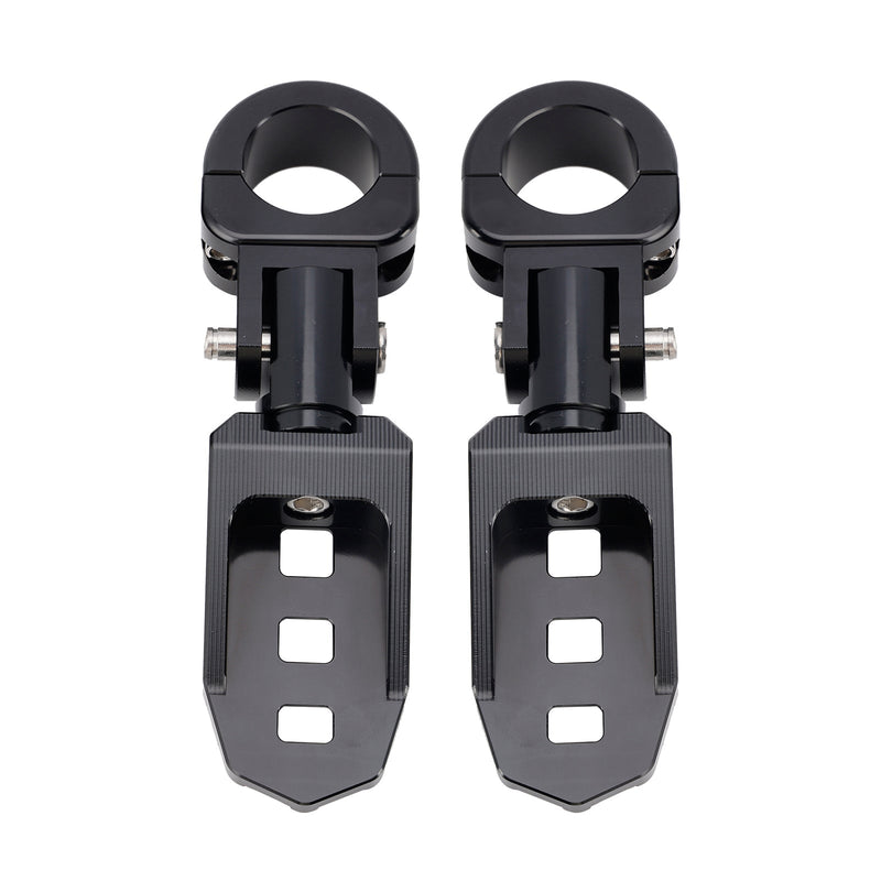 Universelle Fußrasten vorne, passend für Motorräder mit 1,25-Zoll-Lenkern