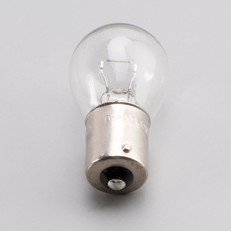 10 STÜCKE Auto Licht Rohrlampe birne P21W BA15S 7506 12 V 21 Watt Für OSRAM