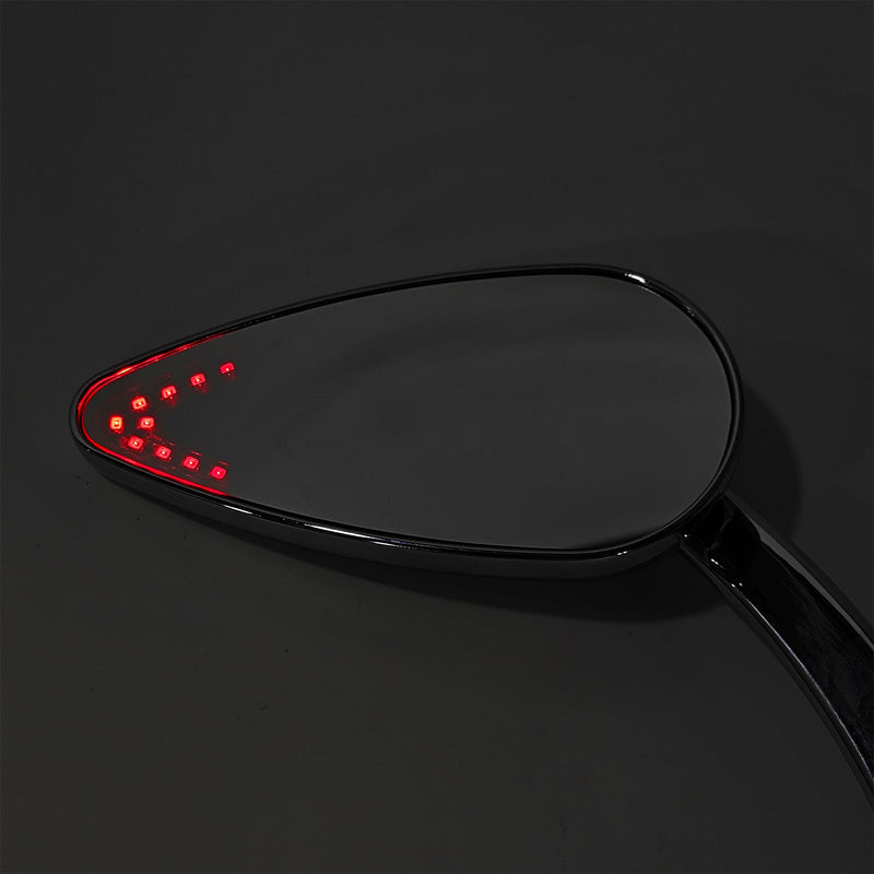 1990-2021 Electra Street Road Glide Chrom Custom LED Blinkerspiegel