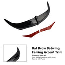 Bat Brow Batwing Fairing Trim for Electra Street Glides Trikes 96-13