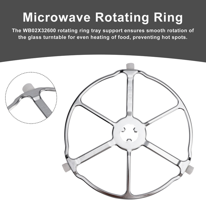 WB02X32600 WB06X10651 für GE Mikrowelle ROLLER RING TRAY UNTERSTÜTZUNG