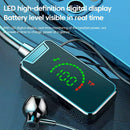 Bluetooth-Kopfhörer mit 5,3-Zoll-Display, intelligenter Digitalanzeige für Spiele, Live-Gesang und Ohrrückführung