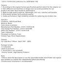 1997–2003 Lada Niva 1700 cm³ Vergaser 21073–1107010–00