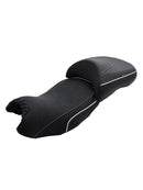 2014–2018 BMW R1200GS/GS Adv Wymień przedni i tylny kierowca/przedni fotelik pasażerski na czarno