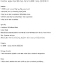 2006–2013 BMW 3 Series E92 E93 Vordertür Lautsprecherabdeckung mit Schaumstoff Paar Set