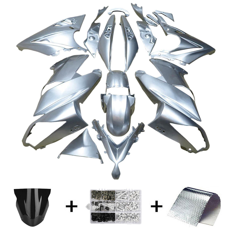 2009-2011 Kawasaki Ninja 650 ER-6F EX650 Injection Fairing Kit Plast