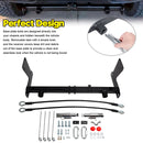 BX1139 Anhängerkupplungs-Grundplatte für Jeep Wrangler JL JLU (alle Modelle, Baujahre 2018–2025)