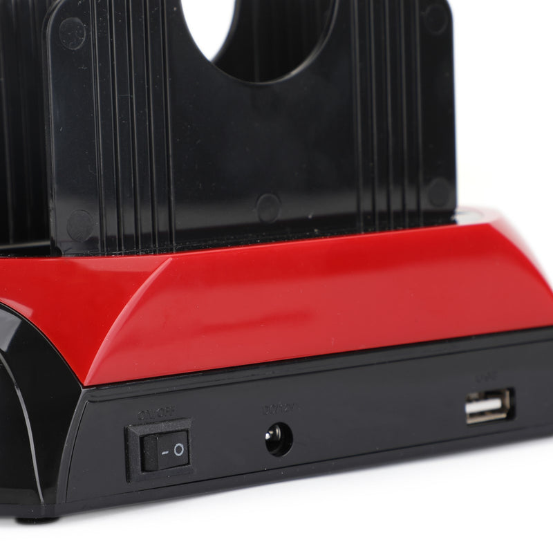 USB 2.0 to IDE/SATA External Hard Drive Dockingstation 2 Bay 2.5" 3.5" HDD EU