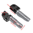 Front Footrost Footrests Fit for Kawasaki ZX-4R ZX-4RR 24-25 Ninja 400 2018-2024