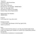 2016–2019 Audi Q7 S-Line Alkuperäiset sumuvalot oikealla 4M0807682d