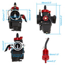 Carburador ATV de 24 mm para motos, motos de cross y karts de 140-150 cm³