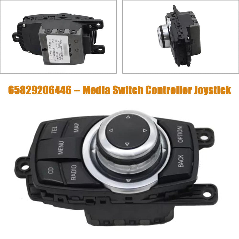 04/2008 — 05/2012 BMW F03 10-poliger Medienschalter-Controller-Joystick 65829206446