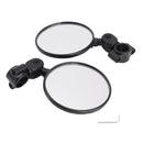 Sorte, justerbare og foldbare styrspejle til 22-24 mm enduro styr