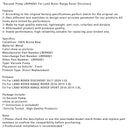 2017-2020 LAND ROVER DISCOVERY 3.0L Vacuum Pump LR096061