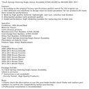 2003-2006 Nissan 350Z Klokkefjær + Styrevinkelsensorenhet 47945-AS500 47945AS500