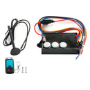 Cabrestante de elevación hidráulico de 12 voltios, sistema de control remoto por radio para remolque basculante