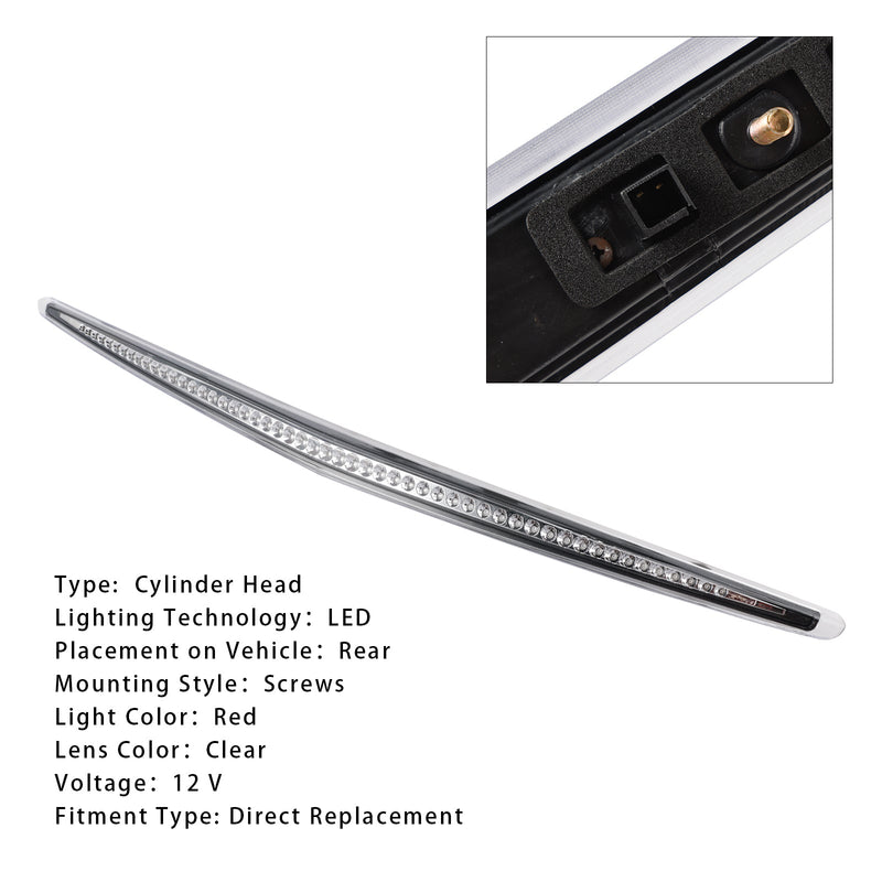 2006–2011 Cadillac DTS LED completo Tercer 3. Luz de freno de luz trasera en la luz del freno trasero Blanco 25844853