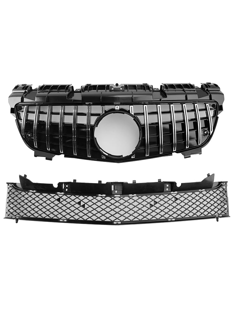 2011-2016 Mercedes-Benz SLK-luokka R172 SLK55 PRE-Facelift Chrom etuosa Oberen Alempi jäähdytys Grille Fit Mercedes SLK-luokka R172 SLK55